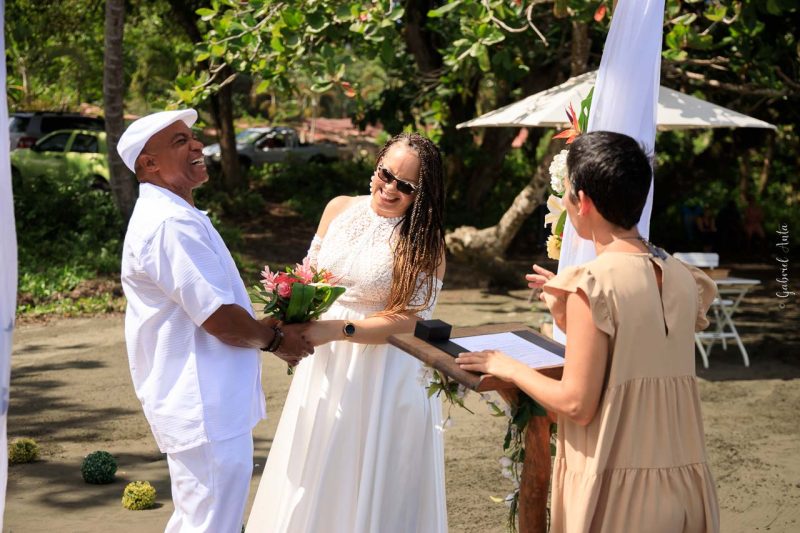 Puerto Limon Cruise Ship Beach Wedding in Costa Rica