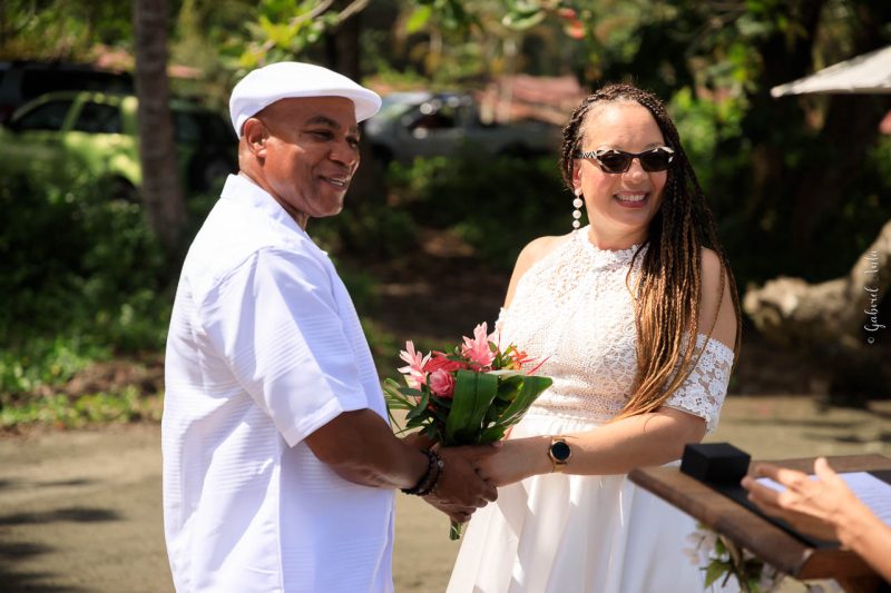 Puerto Limon Cruise Ship Beach Wedding in Costa Rica