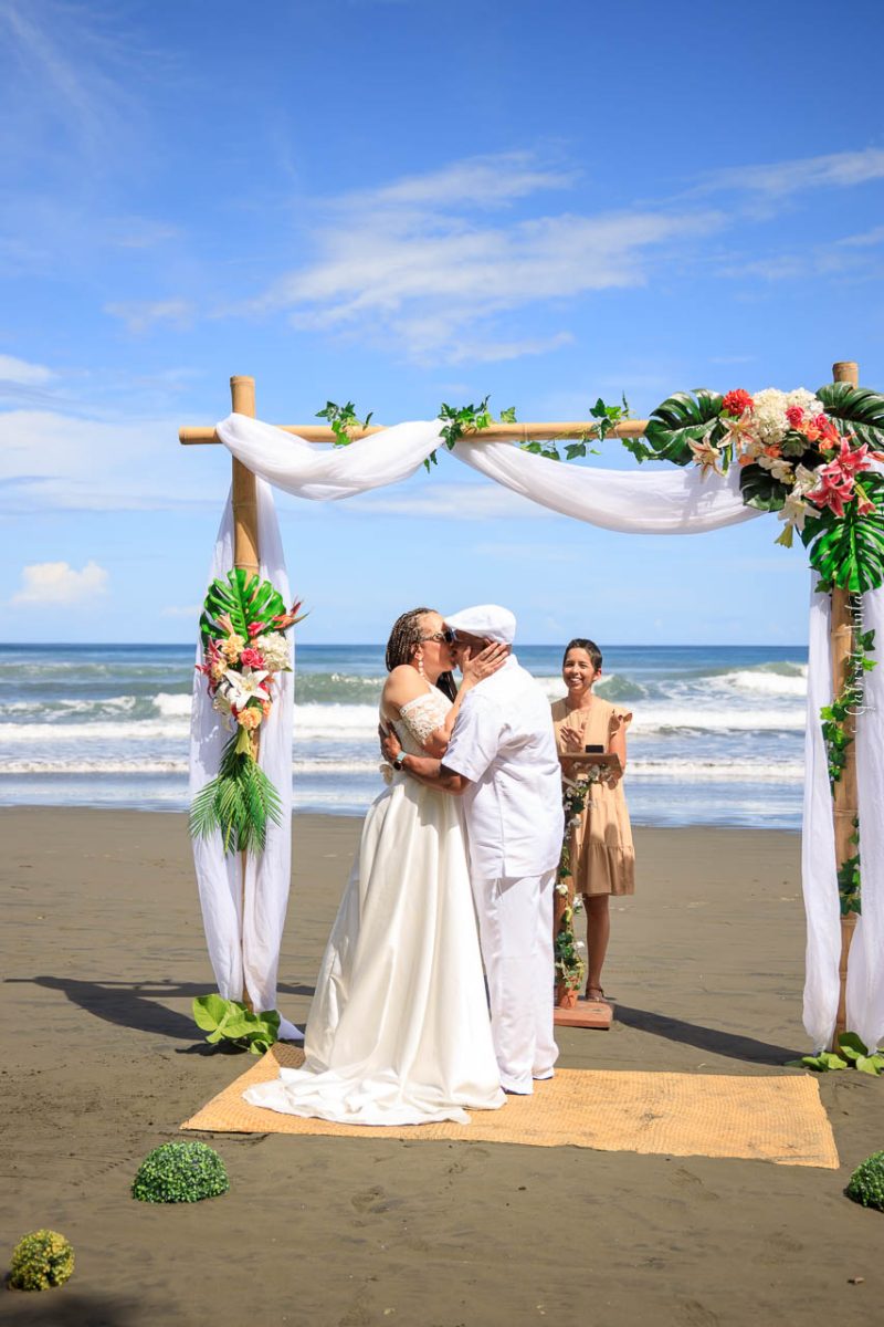 Puerto Limon Cruise Ship Beach Wedding in Costa Rica