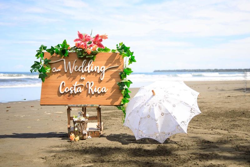 Puerto Limon Cruise Ship Beach Wedding in Costa Rica