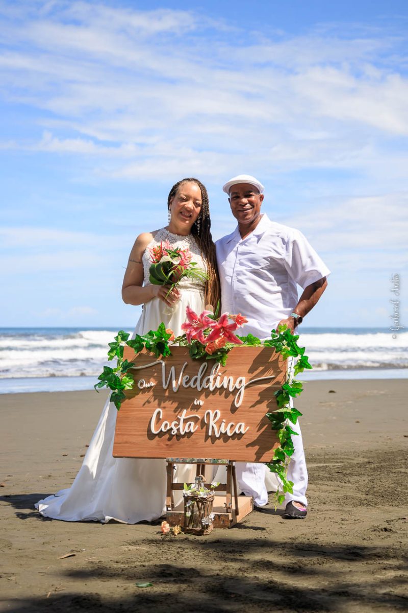 Puerto Limon Cruise Ship Beach Wedding in Costa Rica