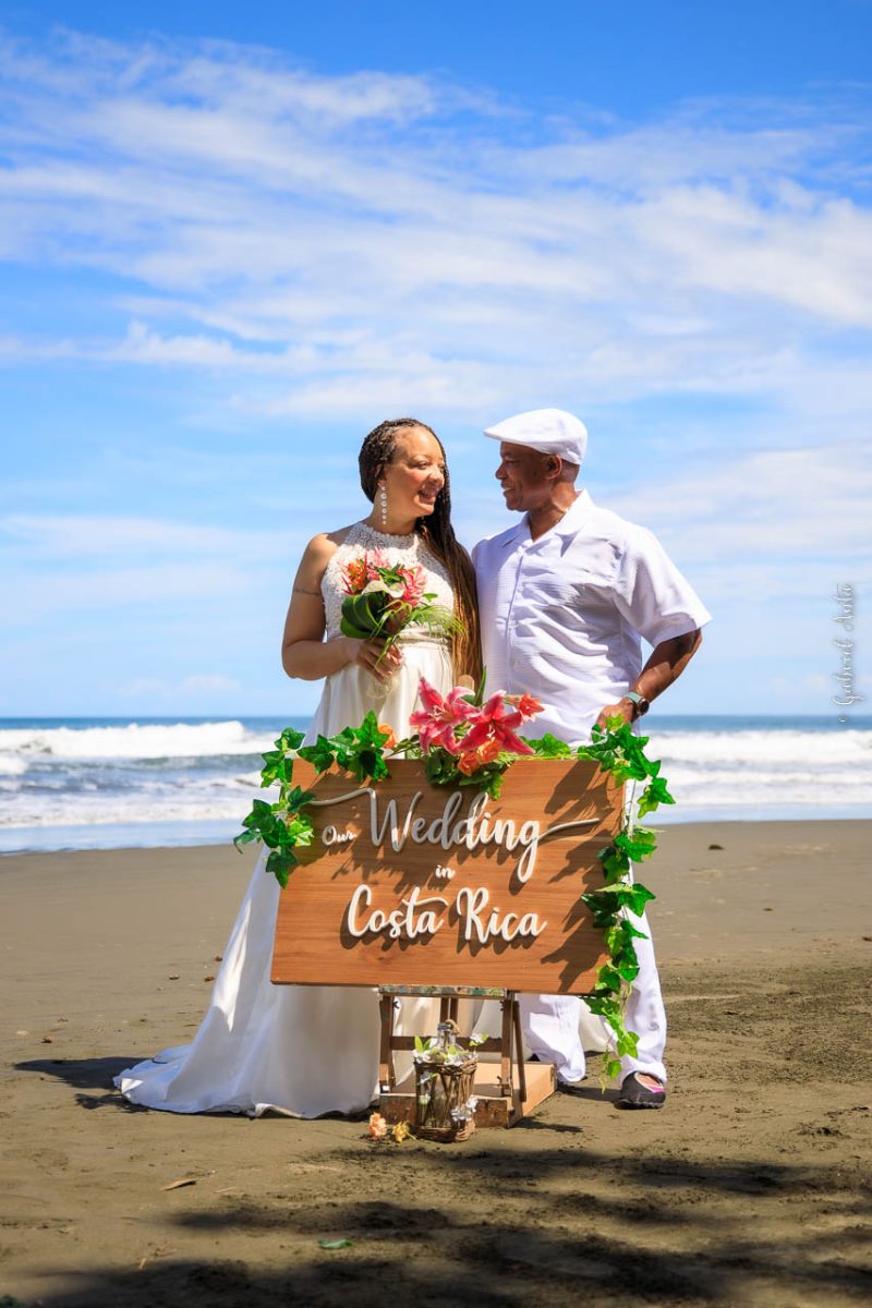 Puerto Limon Cruise Ship Beach Wedding in Costa Rica