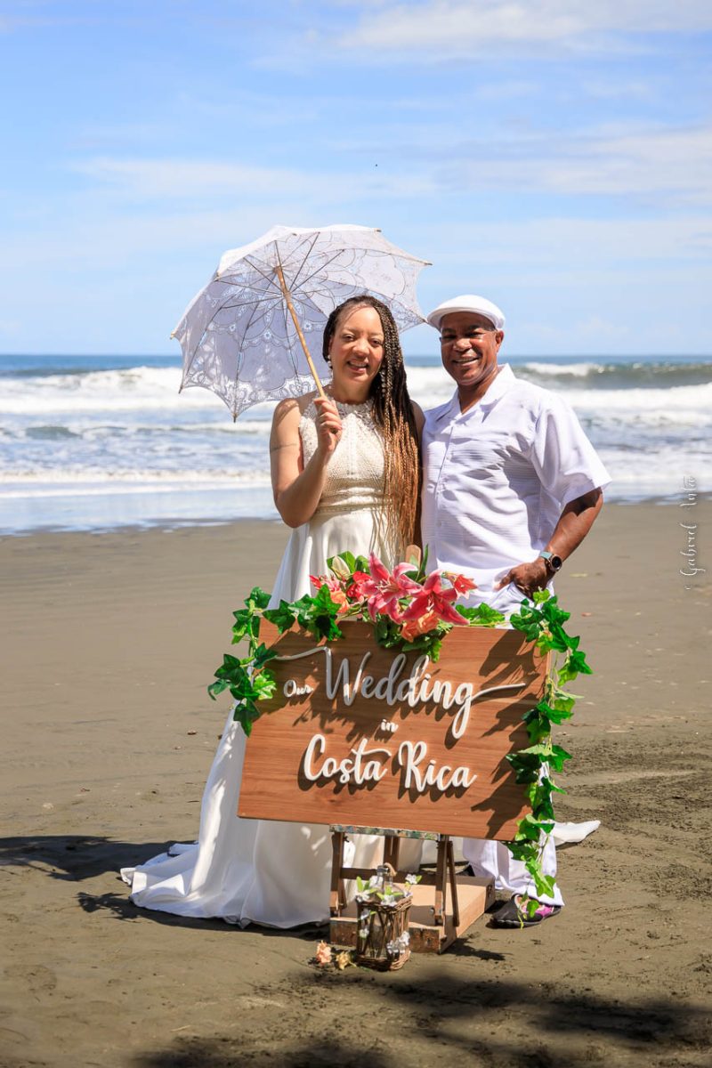 Puerto Limon Cruise Ship Beach Wedding in Costa Rica