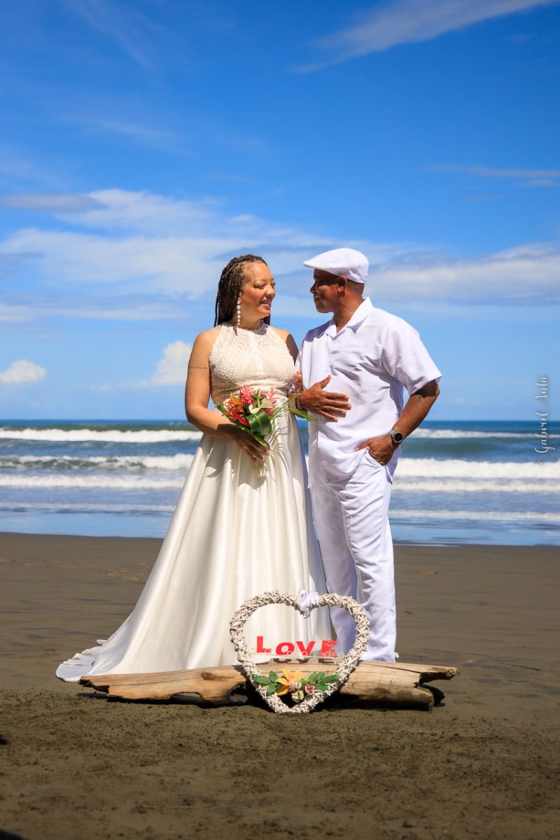 Puerto Limon Cruise Ship Beach Wedding in Costa Rica