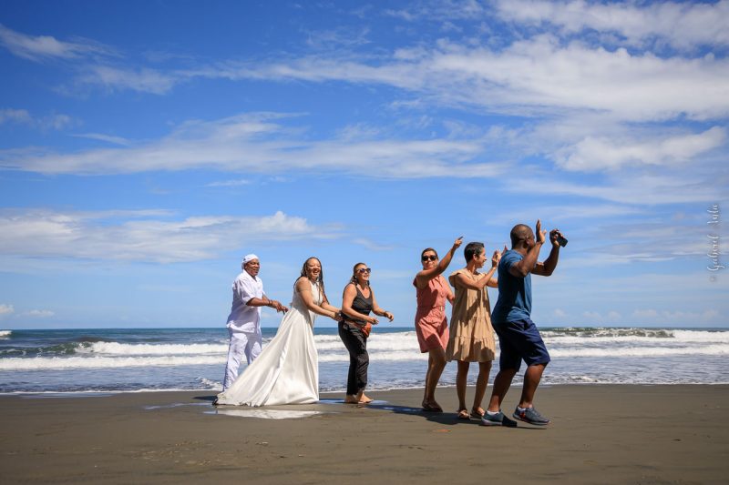 Puerto Limon Cruise Ship Beach Wedding in Costa Rica