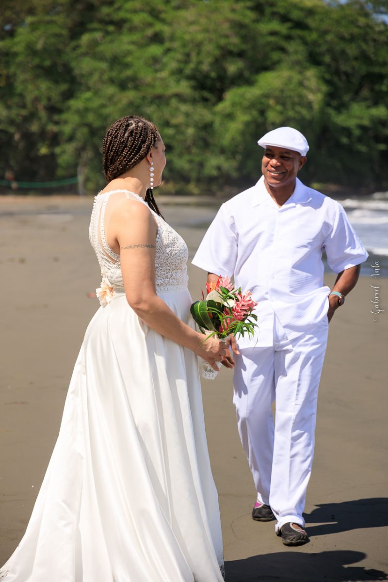 Puerto Limon Cruise Ship Beach Wedding in Costa Rica
