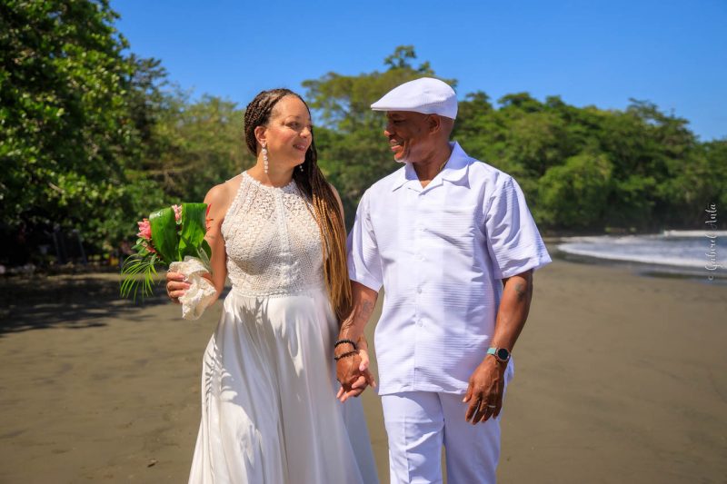 Puerto Limon Cruise Ship Beach Wedding in Costa Rica