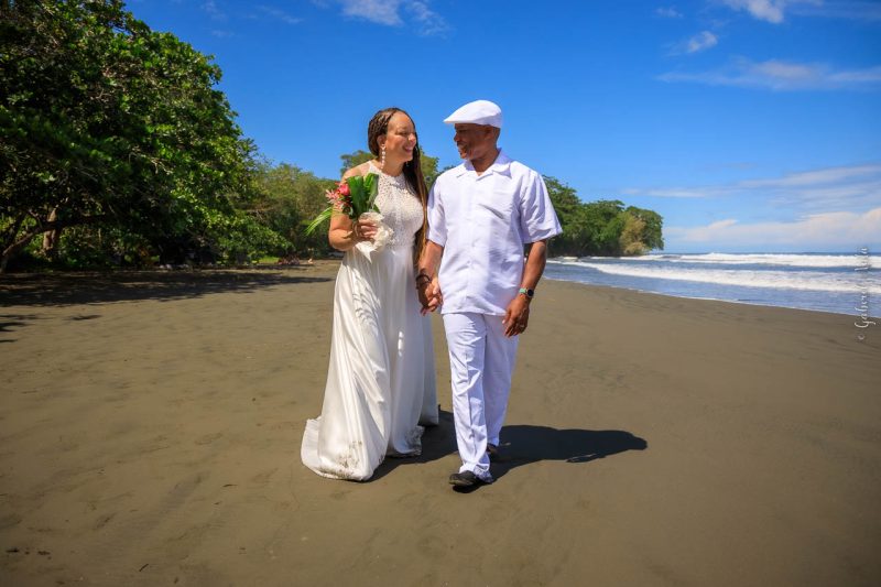 Puerto Limon Cruise Ship Beach Wedding in Costa Rica