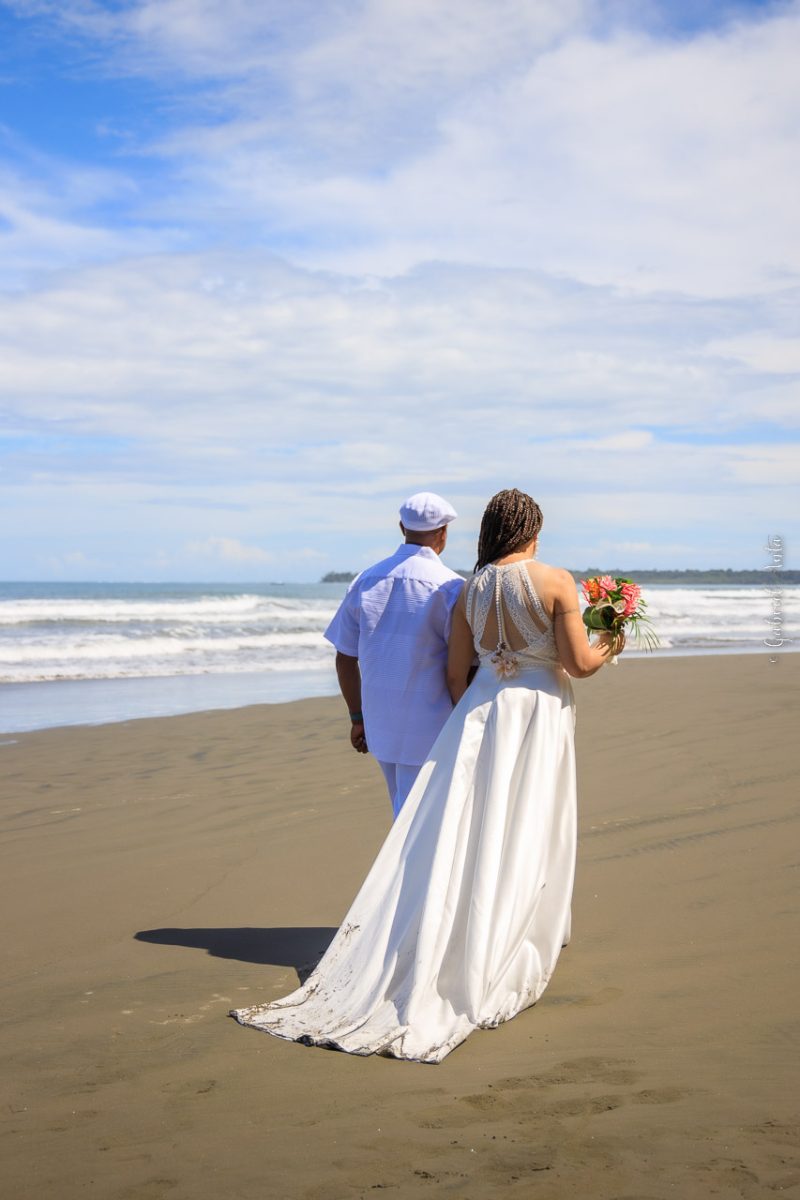 Puerto Limon Cruise Ship Beach Wedding in Costa Rica