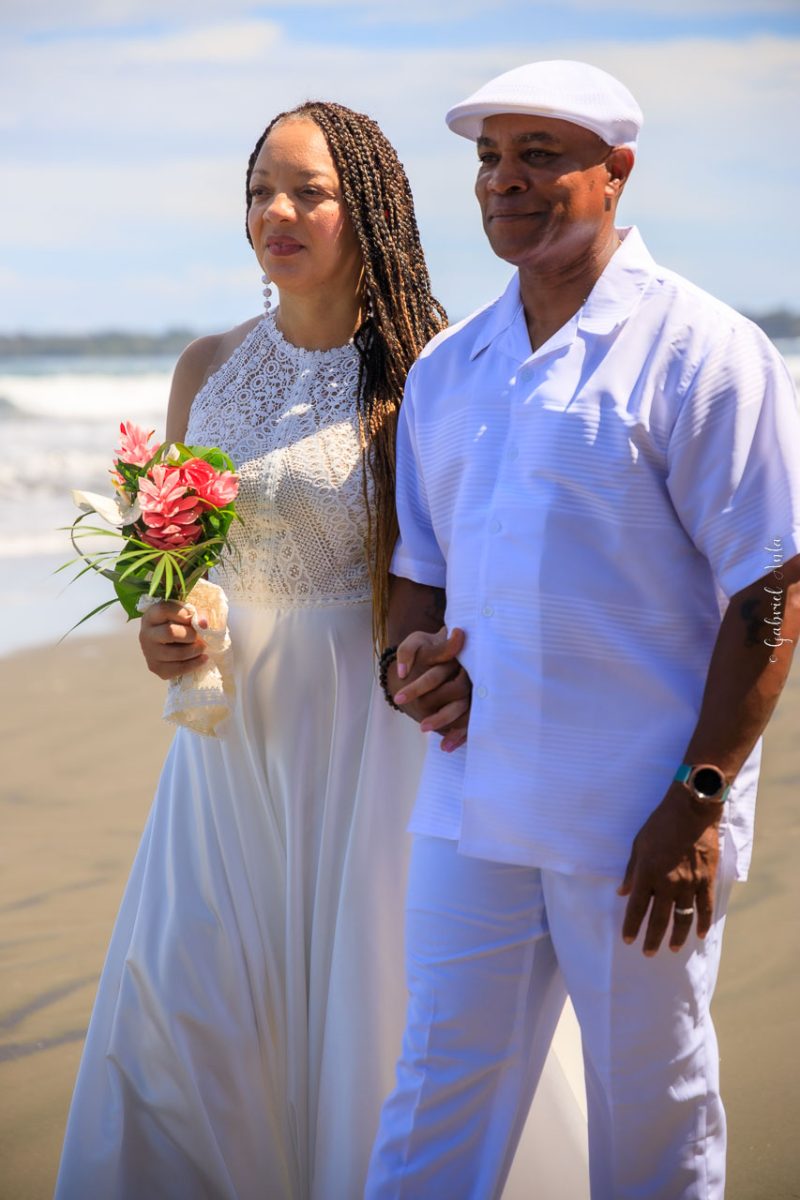 Puerto Limon Cruise Ship Beach Wedding in Costa Rica