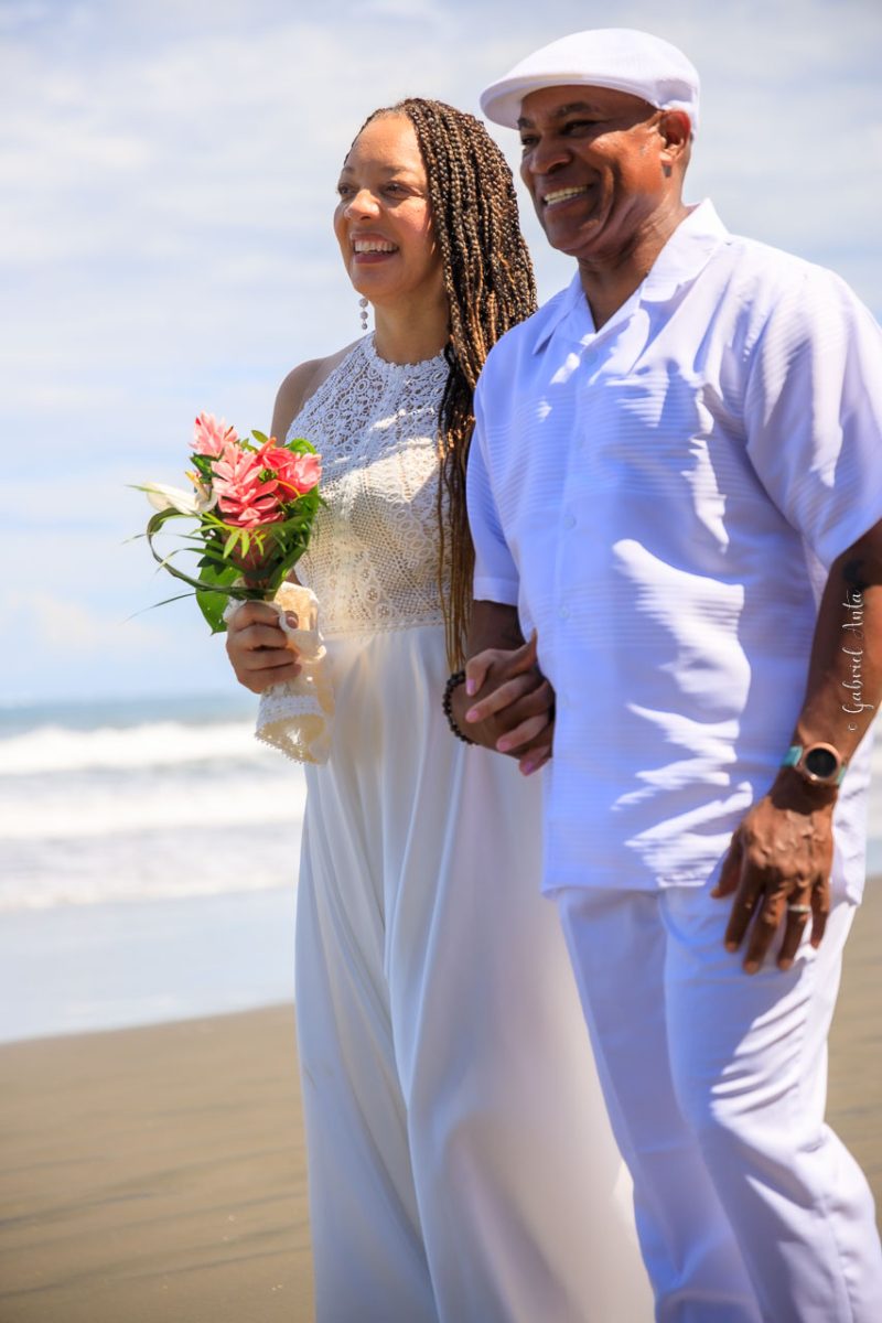 Puerto Limon Cruise Ship Beach Wedding in Costa Rica