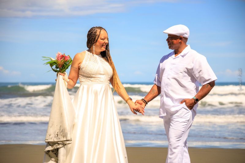 Puerto Limon Cruise Ship Beach Wedding in Costa Rica