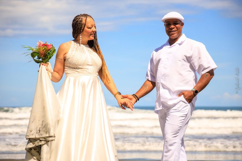 Puerto Limon Cruise Ship Beach Wedding in Costa Rica