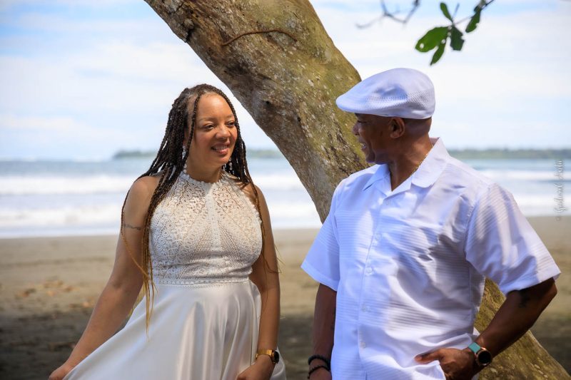 Puerto Limon Cruise Ship Beach Wedding in Costa Rica