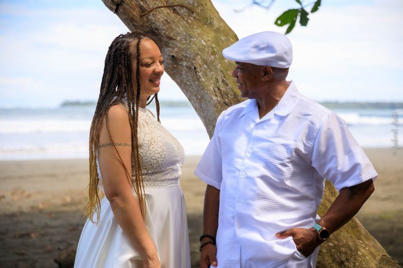 Puerto Limon Cruise Ship Beach Wedding in Costa Rica
