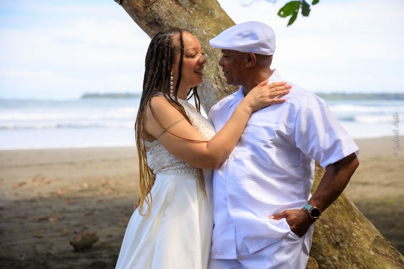 Puerto Limon Cruise Ship Beach Wedding in Costa Rica