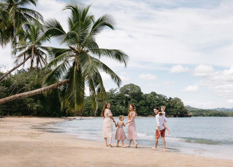 Family Photographer Puerto Viejo Punta Uva Beach
