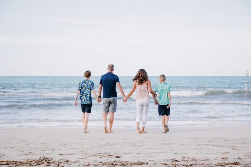 Family Photographers at the Beach in Costa Rica