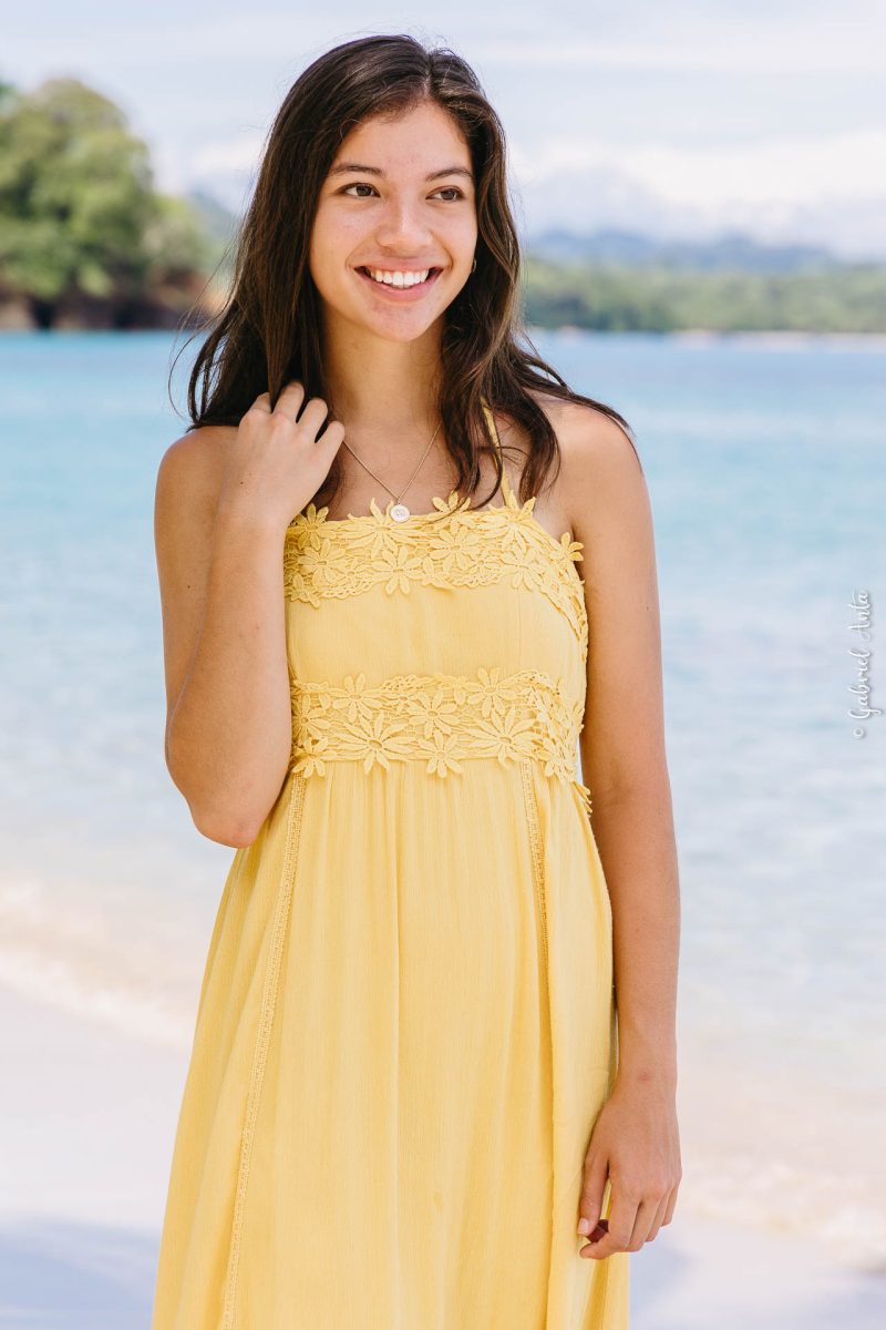 Senior Photography Portraits at the Beach in Costa Rica