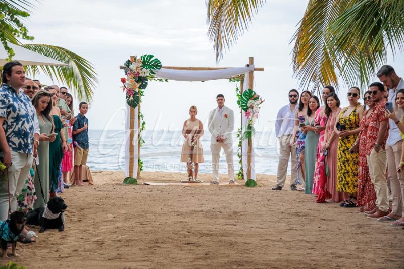 Wedding in Puerto Viejo Costa Rica Beach by Gabriel Anta Photographer