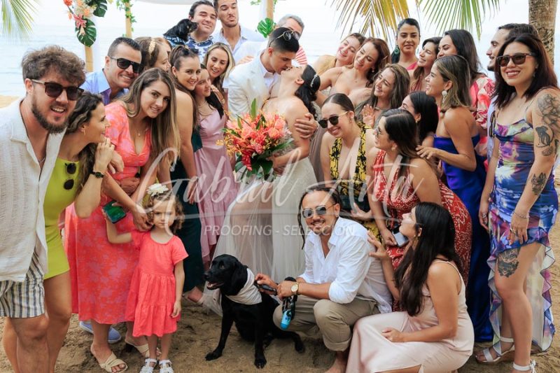 Wedding in Puerto Viejo Costa Rica Beach by Gabriel Anta Photographer