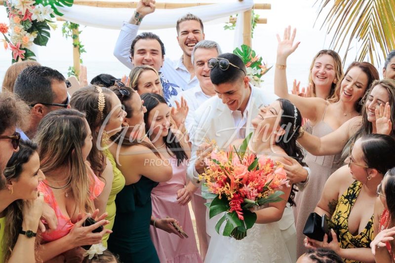 Wedding in Puerto Viejo Costa Rica Beach by Gabriel Anta Photographer