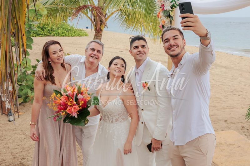Wedding in Puerto Viejo Costa Rica Beach by Gabriel Anta Photographer