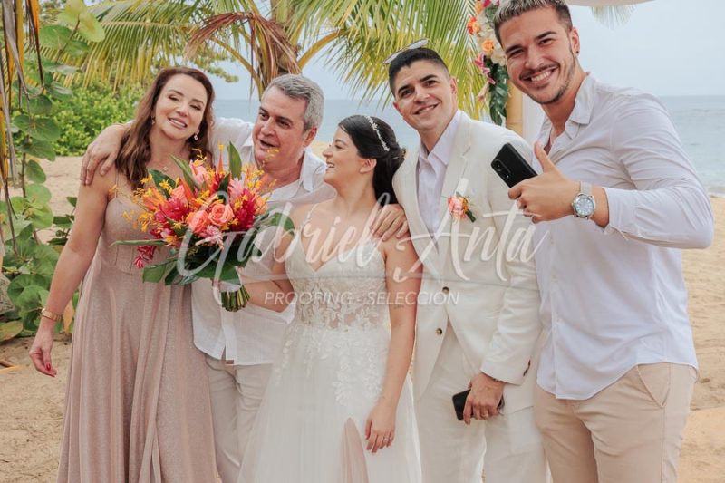 Wedding in Puerto Viejo Costa Rica Beach by Gabriel Anta Photographer