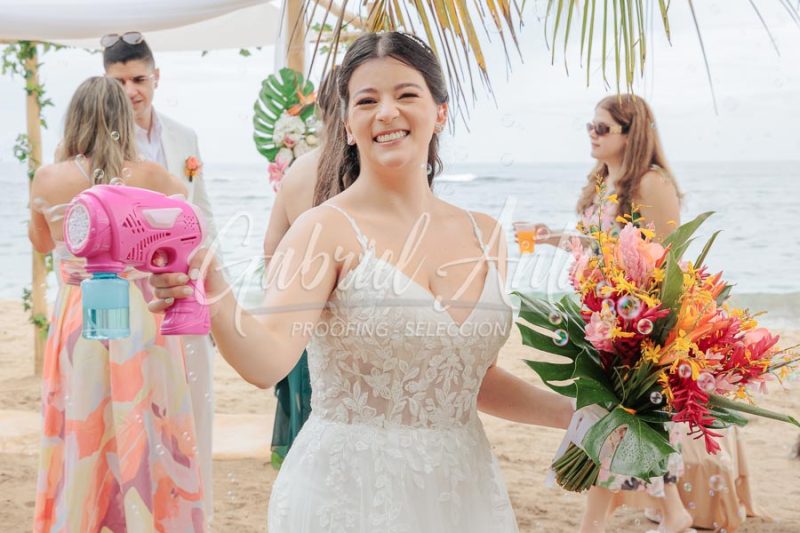 Wedding in Puerto Viejo Costa Rica Beach by Gabriel Anta Photographer