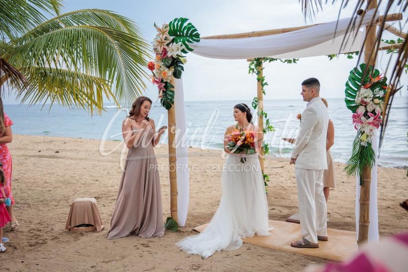 Wedding in Puerto Viejo Costa Rica Beach by Gabriel Anta Photographer