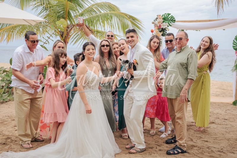 Wedding in Puerto Viejo Costa Rica Beach by Gabriel Anta Photographer