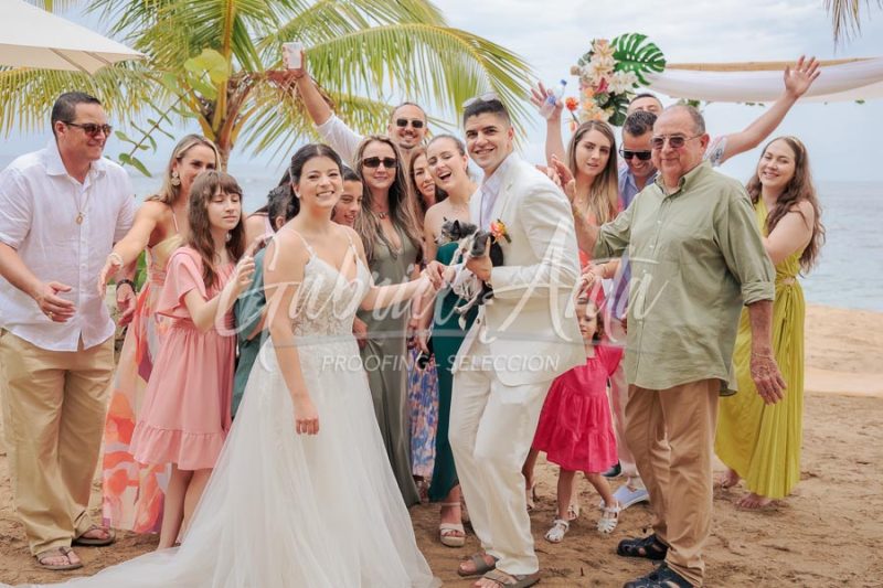 Wedding in Puerto Viejo Costa Rica Beach by Gabriel Anta Photographer