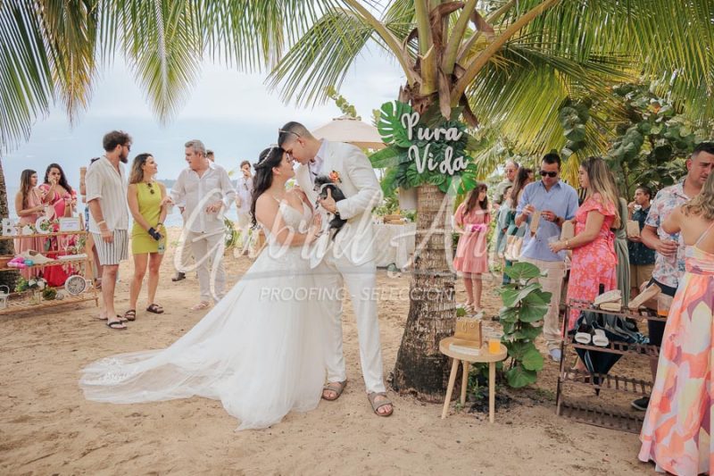 Wedding in Puerto Viejo Costa Rica Beach by Gabriel Anta Photographer