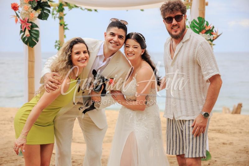 Wedding in Puerto Viejo Costa Rica Beach by Gabriel Anta Photographer