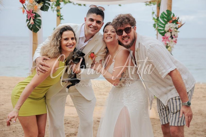 Wedding in Puerto Viejo Costa Rica Beach by Gabriel Anta Photographer