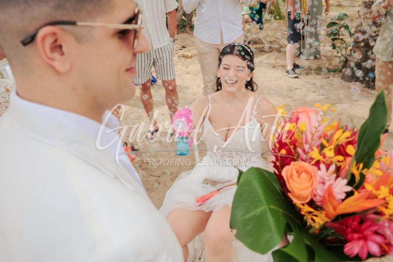 Wedding in Puerto Viejo Costa Rica Beach by Gabriel Anta Photographer