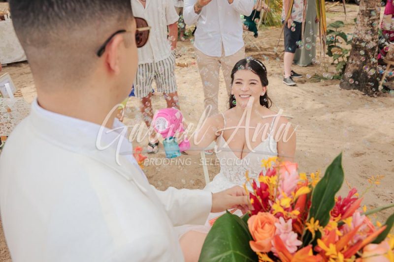 Wedding in Puerto Viejo Costa Rica Beach by Gabriel Anta Photographer