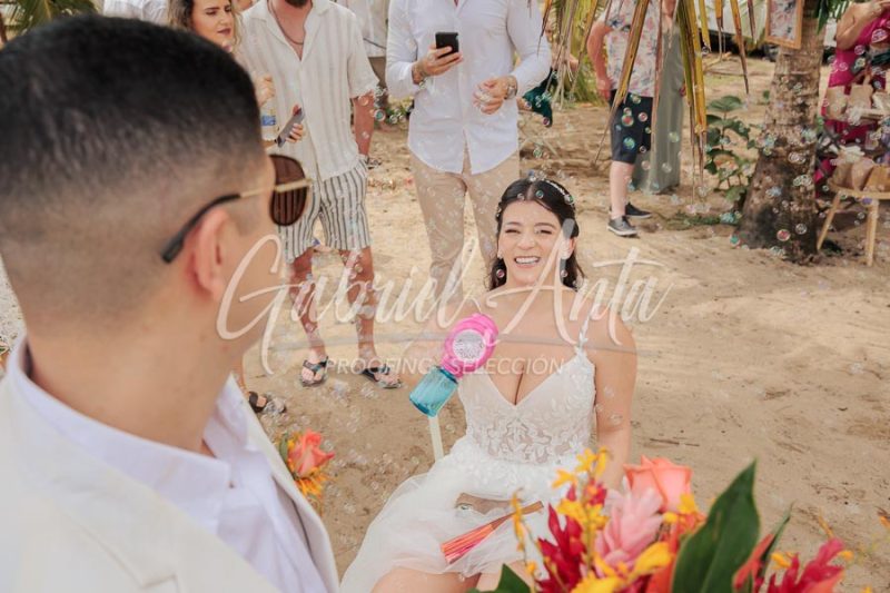 Wedding in Puerto Viejo Costa Rica Beach by Gabriel Anta Photographer