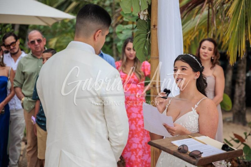 Wedding in Puerto Viejo Costa Rica Beach by Gabriel Anta Photographer