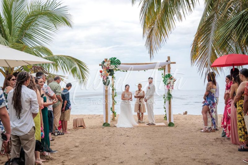 Wedding in Puerto Viejo Costa Rica Beach by Gabriel Anta Photographer