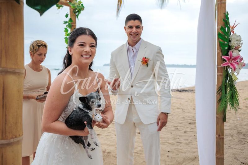 Wedding in Puerto Viejo Costa Rica Beach by Gabriel Anta Photographer