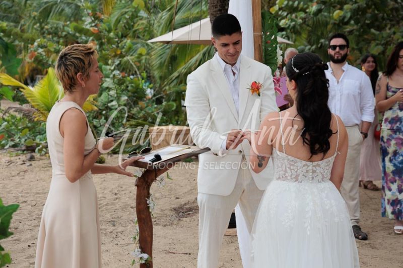 Wedding in Puerto Viejo Costa Rica Beach by Gabriel Anta Photographer