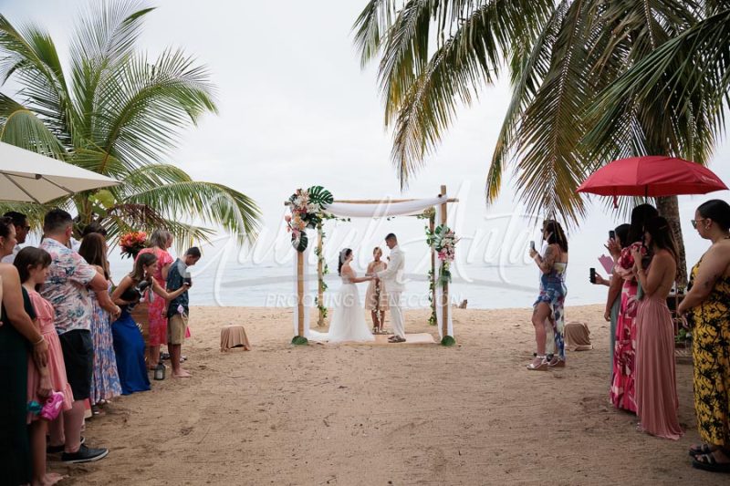 Wedding in Puerto Viejo Costa Rica Beach by Gabriel Anta Photographer