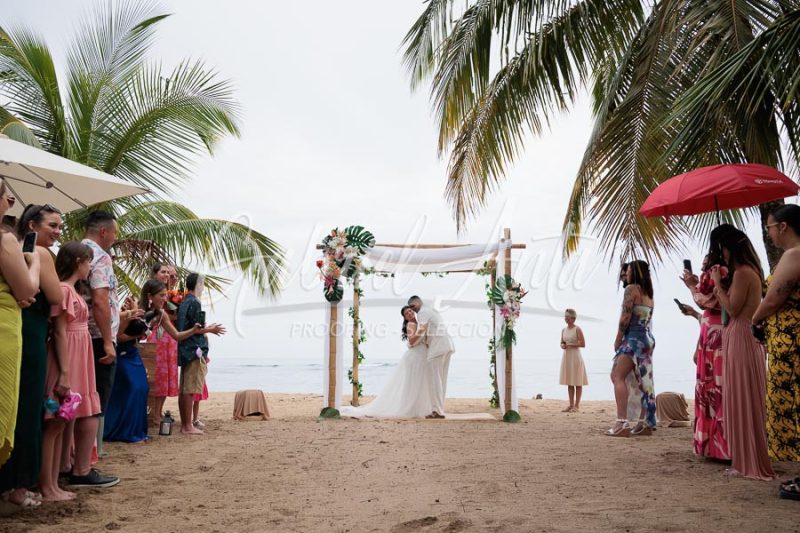 Wedding in Puerto Viejo Costa Rica Beach by Gabriel Anta Photographer