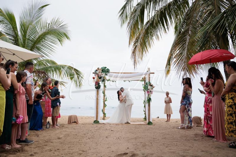 Wedding in Puerto Viejo Costa Rica Beach by Gabriel Anta Photographer