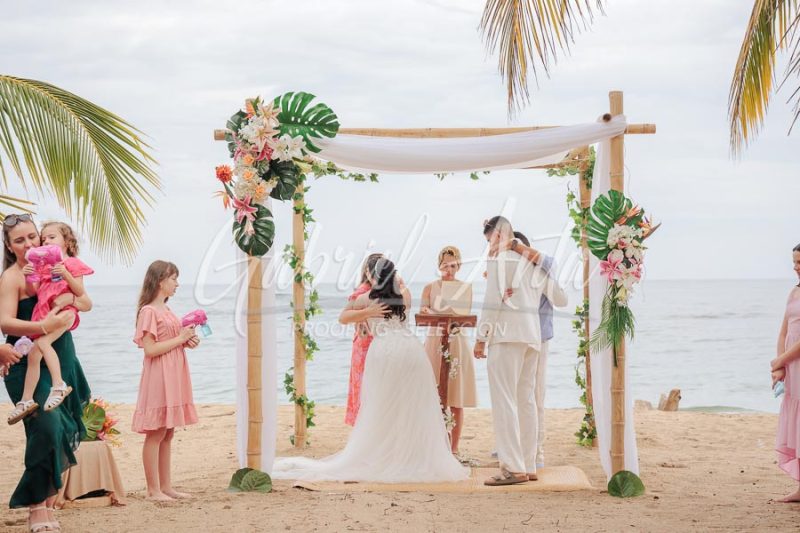 Wedding in Puerto Viejo Costa Rica Beach by Gabriel Anta Photographer