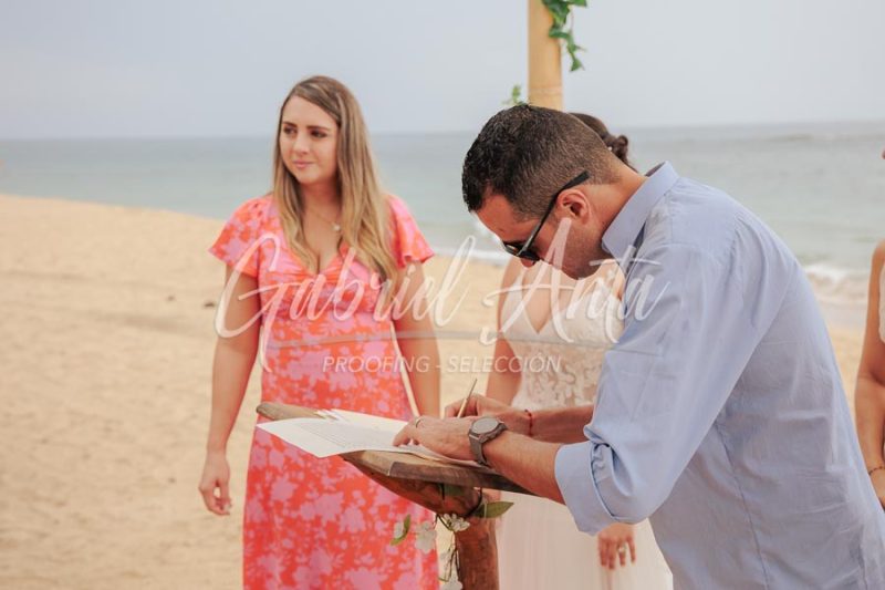 Wedding in Puerto Viejo Costa Rica Beach by Gabriel Anta Photographer