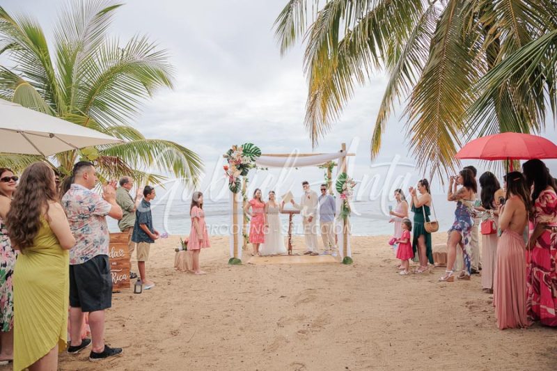 Wedding in Puerto Viejo Costa Rica Beach by Gabriel Anta Photographer
