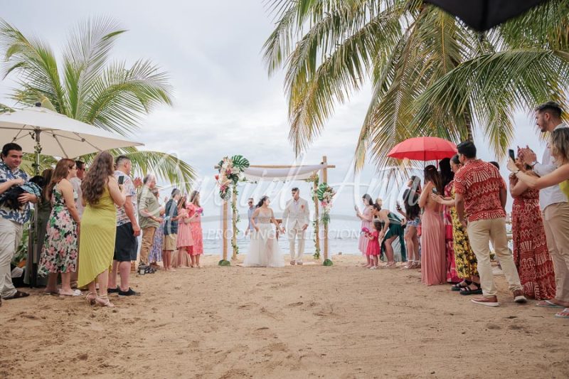 Wedding in Puerto Viejo Costa Rica Beach by Gabriel Anta Photographer