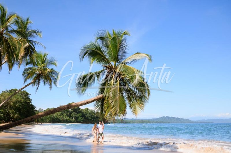 Costa Rica Family Portrait Puerto Viejo Punta Uva Beach